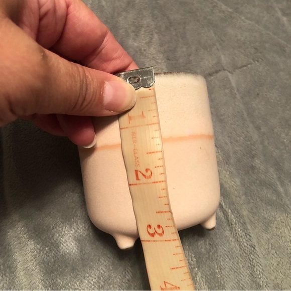 Crate&Barrel Zea footed planter Mini for succulent - Picture 3 of 5